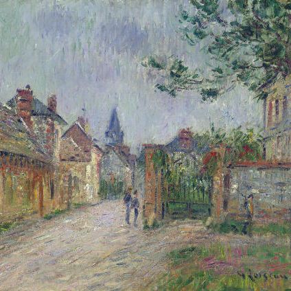 Gustave Loiseau — Деревенская сцена
