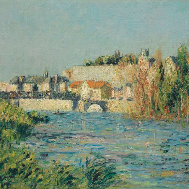 Gustave Loiseau — Улица в уединении на траверс-ла-Ривьер (Уаз-а-Понтуаз)