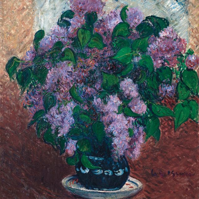 Gustave Loiseau — Смерть природы среди лилий ( справа ); Мост на Ривьере ( сзади )