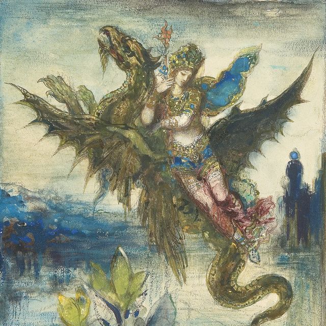 Gustave Moreau — Путешествие по Востоку или Ла Пери: Мечта о Востоке или Пери