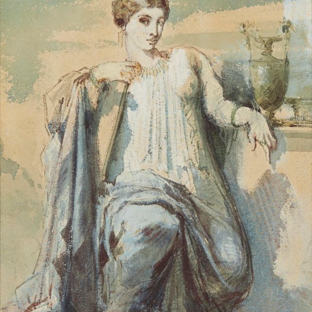 Gustave Moreau — Сафо (Молодая женщина в вазе)