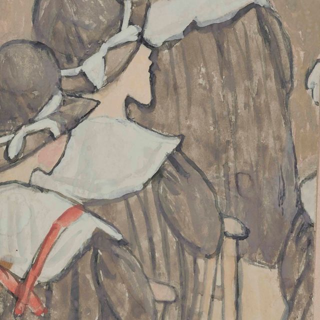 Gwen John — Молодые люди на выставках