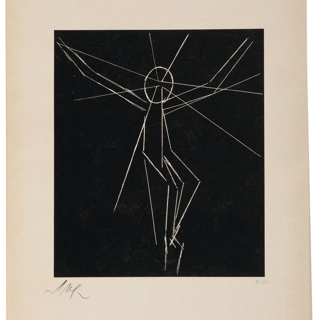 Hans Arp — Христос в крестовом походе II