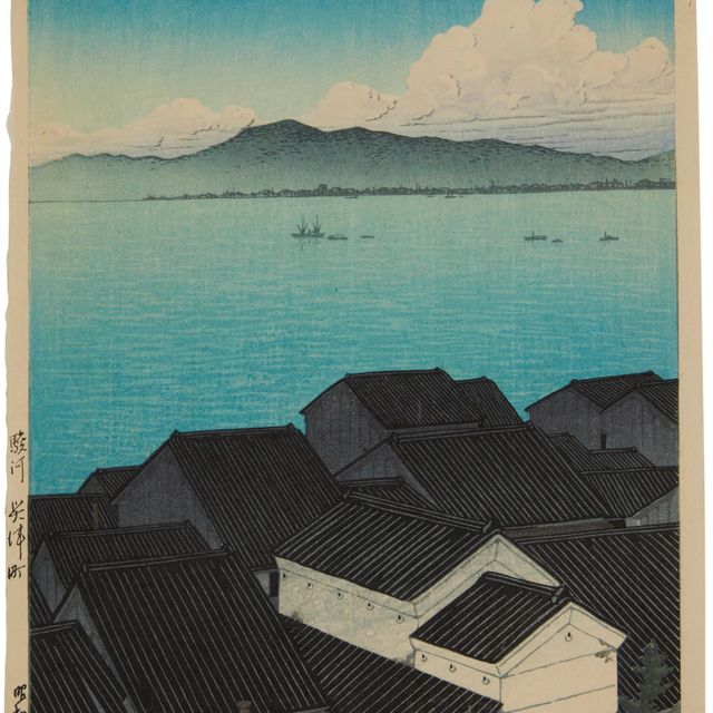 Hasui Kawase — Суруга Кодзумачи (город Козу, Суруга), 1934.3