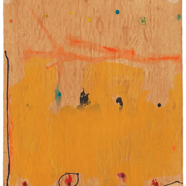 Helen Frankenthaler — "Сказки о Гэндзи II", из "Сказок о Гэндзи"