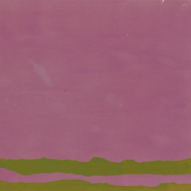Helen Frankenthaler — Зеленому нравится сиреневый, от Four Pochoirs (H. 30)