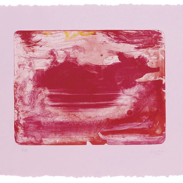 Helen Frankenthaler — Красное море (H. 89)