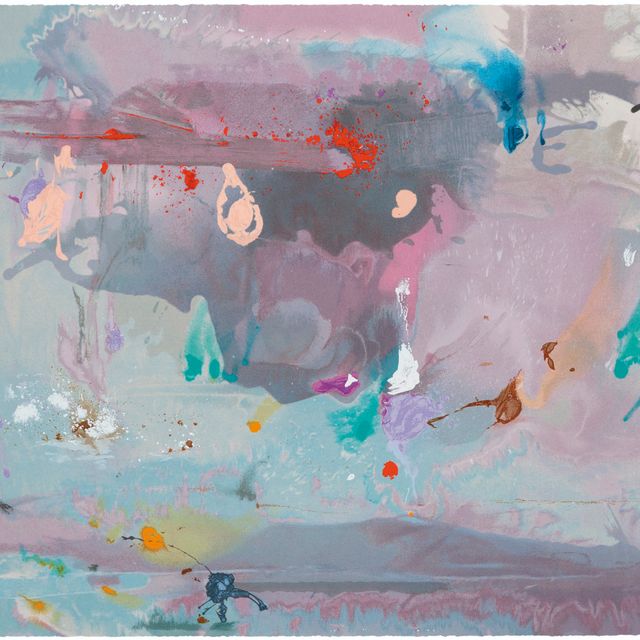 Helen Frankenthaler — Серый фейерверк