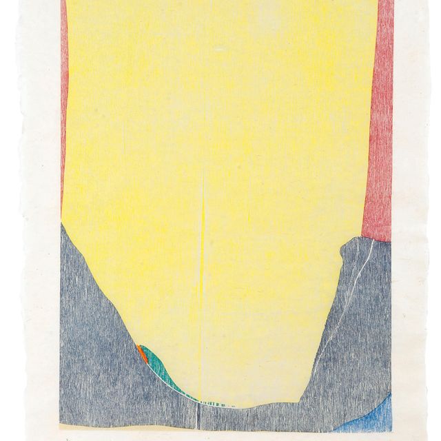 Helen Frankenthaler — Восток и за его пределами с оранжевым