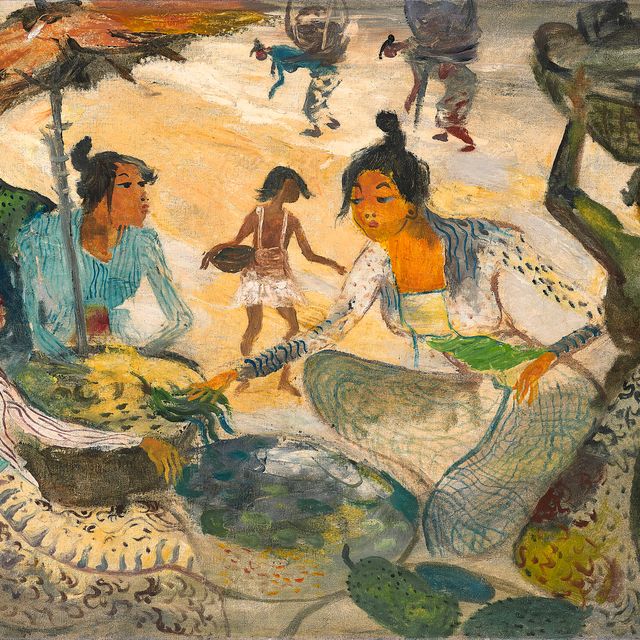 Hendra Gunawan — Дамы на рынке