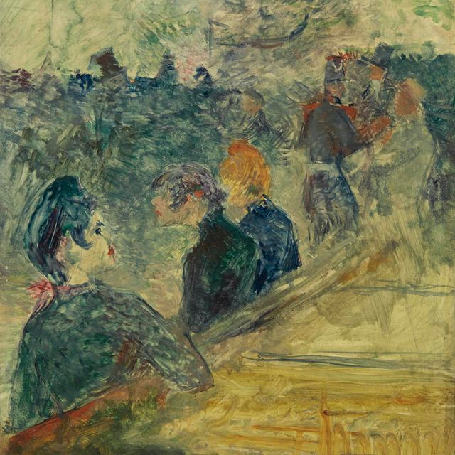 Henri de Toulouse-Lautrec — На балу в Мулен-де-ла-Галетт
