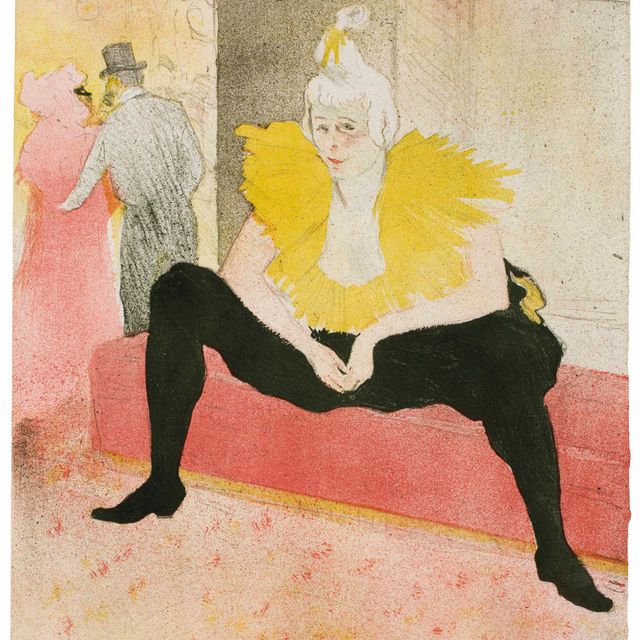 Henri de Toulouse-Lautrec — Роль клоунессы (мадемуазель ЧА-У-КА-О), из Elles