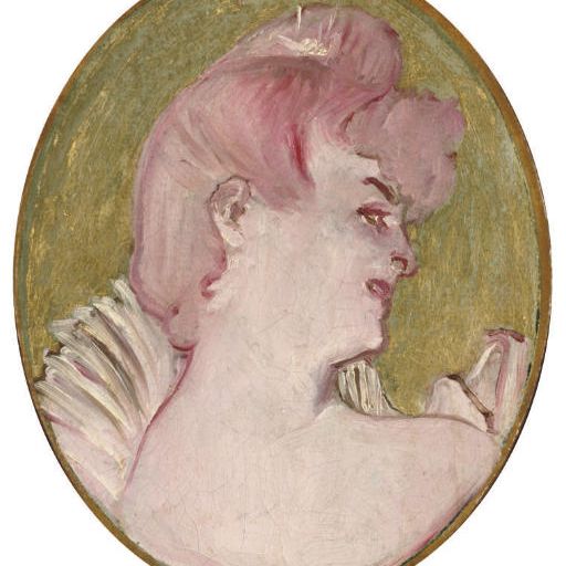 Henri de Toulouse-Lautrec — Женский портрет (Музей для украшения салона дома на улице Амбуаз, Париж)