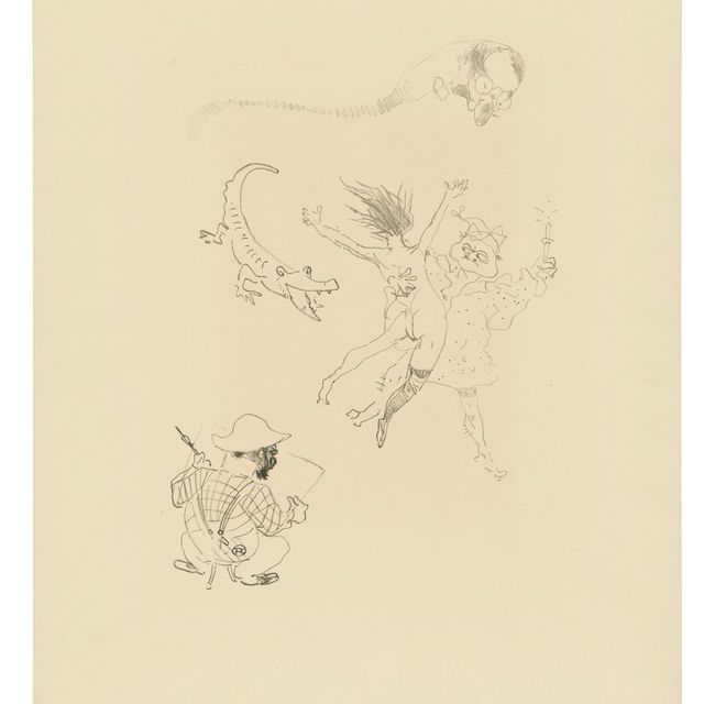 Henri de Toulouse-Lautrec — Ресторан "Крокодил" (меню)