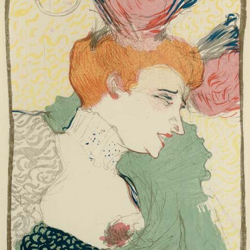 Henri de Toulouse-Lautrec — Мадемуазель Марсель Лендер, арестованная (Adr. 115; W. 99)