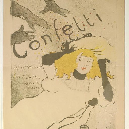 Henri de Toulouse-Lautrec — Конфетти (D. 352; доп. 101; W.P. 13)