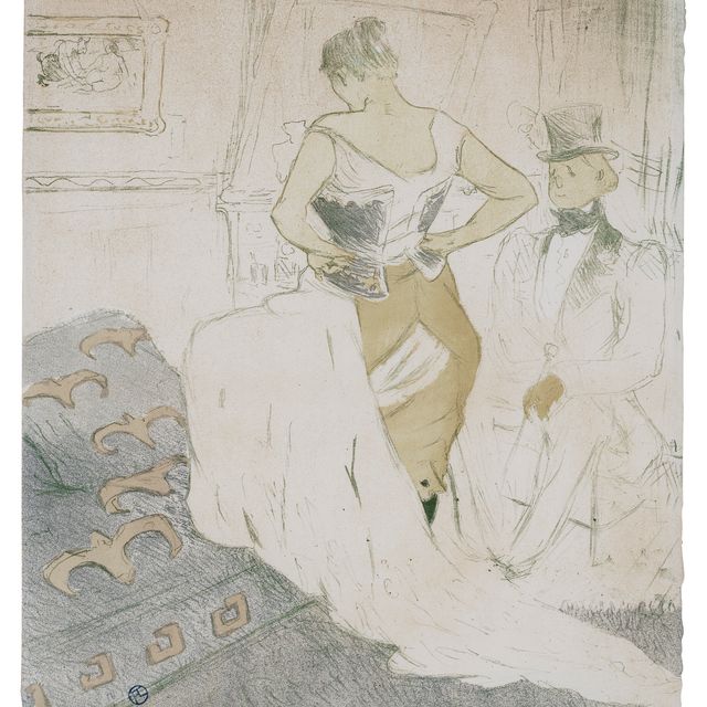 Henri de Toulouse-Lautrec — Femme en corset — Завоевание успеха, от Elles