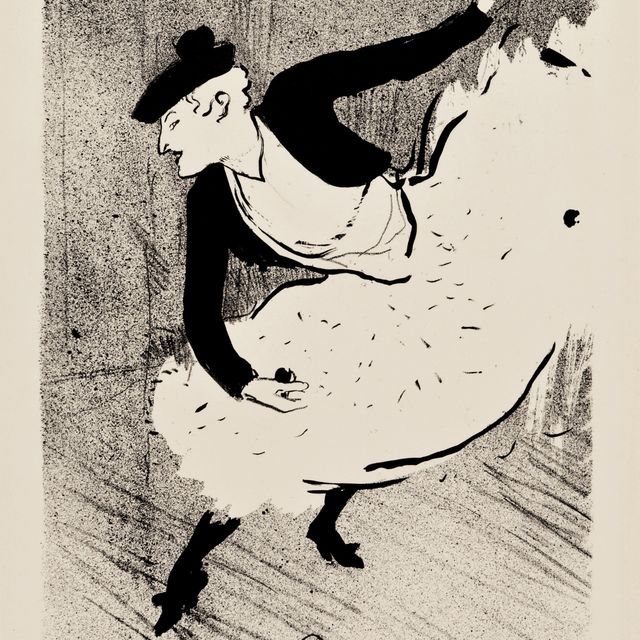 Henri de Toulouse-Lautrec — Эдме Лесо из "Ле Кафе-Концерт"