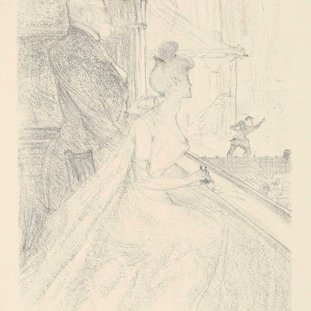 Henri de Toulouse-Lautrec — Ложа - Фауст