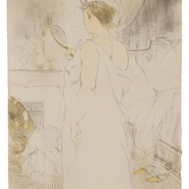 Henri de Toulouse-Lautrec — Femme à la glace - Свежее вино, от Elles