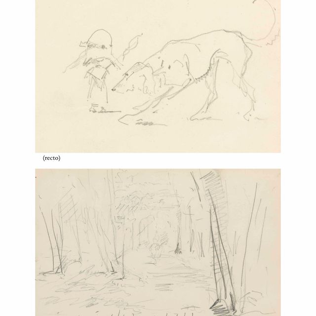 Henri de Toulouse-Lautrec — Шиньон ( прямой ); Су-буа ( оборотная сторона )