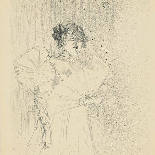 Henri de Toulouse-Lautrec — Люси Мирес, ее лицо