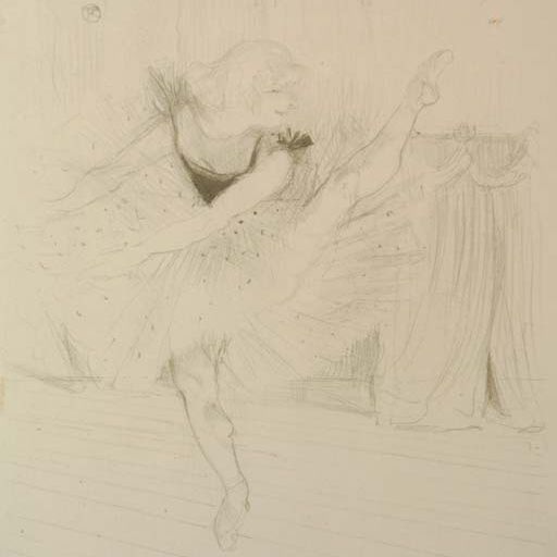 Henri de Toulouse-Lautrec — Мисс Ида Хит, английская танцовщица (арт. 99; В. 64)