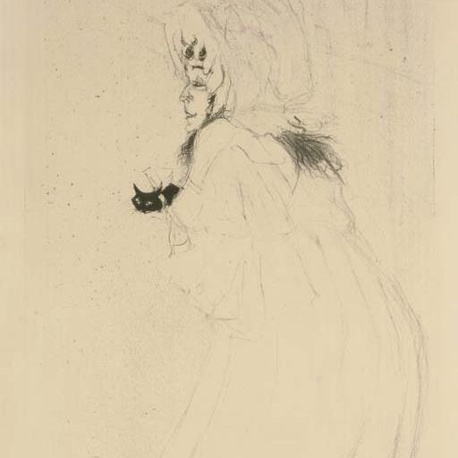 Henri de Toulouse-Lautrec — Мисс Мэй Белфорт салуант (Adr. 121; W. 115)