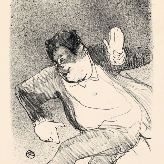 Henri de Toulouse-Lautrec — "Концерт в кафе", оригинал "Эстампа" (Х. Марти), Париж, 1893 (Д. 28-38; W. 18-28; доп. 16-26)