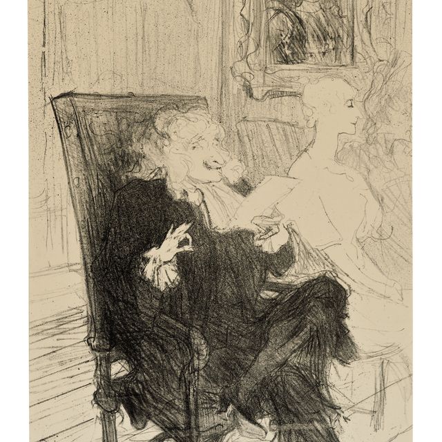 Henri de Toulouse-Lautrec — Лелуар и Морено, из "Ученых женщин"