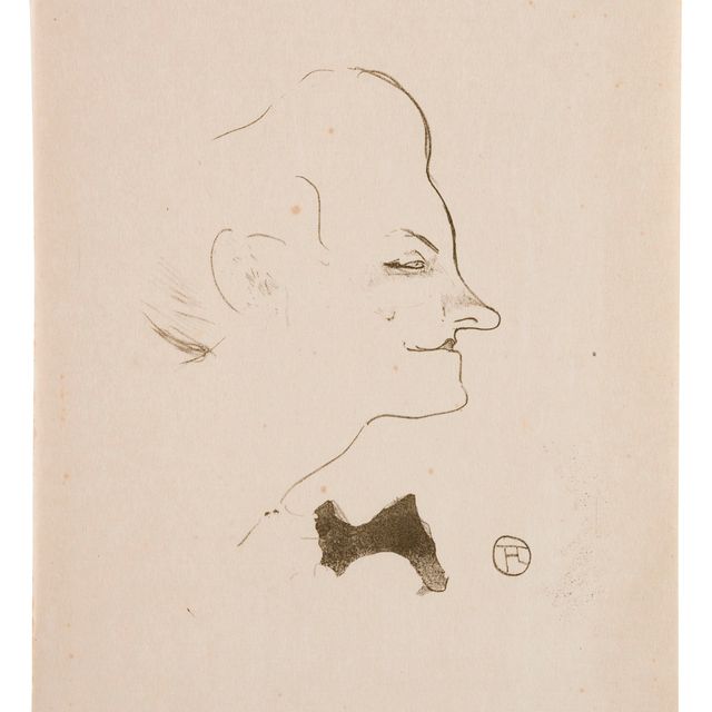 Henri de Toulouse-Lautrec — Иветт Гильбер из "Ле Кафе Концерт"