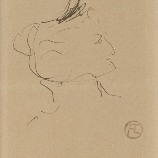 Henri de Toulouse-Lautrec — Тет-а-тет с женщиной, мадам Линей