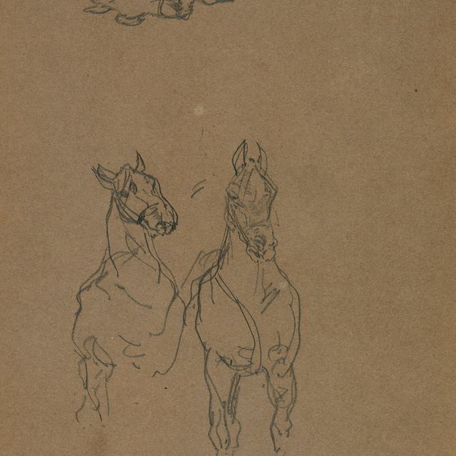 Henri de Toulouse-Lautrec — Три сцены из жизни ( спереди ); Сцена из жизни ( сзади )
