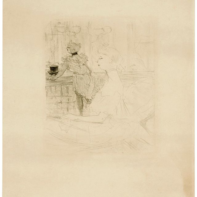 Henri de Toulouse-Lautrec — Мадемуазель Леконт