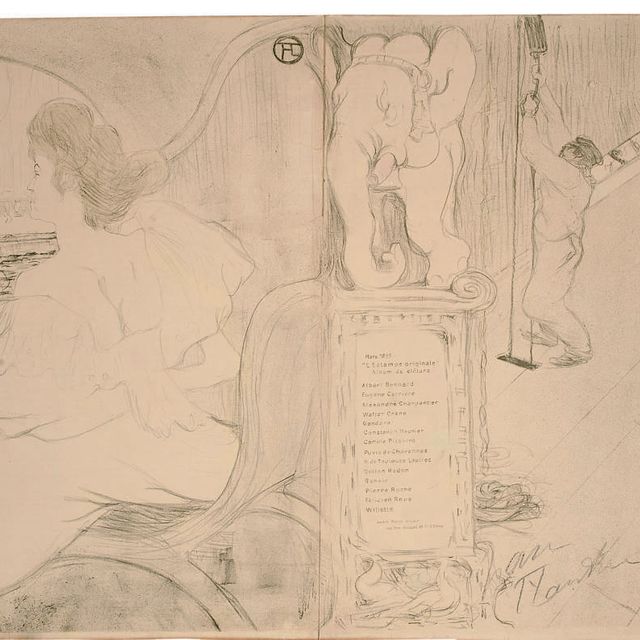 Henri de Toulouse-Lautrec — Оригинальная рукопись (Д. 127; доп. 129; W. 96)