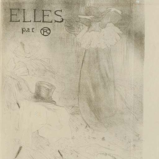 Henri de Toulouse-Lautrec — Кувертюра от Elles (Adr. 171; W. 155)
