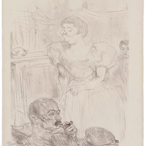 Henri de Toulouse-Lautrec — Стипендиат Ди Ти - концерт в английском кафе (D. 271; W. 292; Adr. 303)