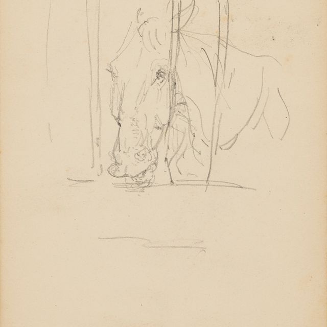 Henri de Toulouse-Lautrec — Танец тет-а-тет в ложе ( справа ); Этюды о мальчике и девице ( сзади )