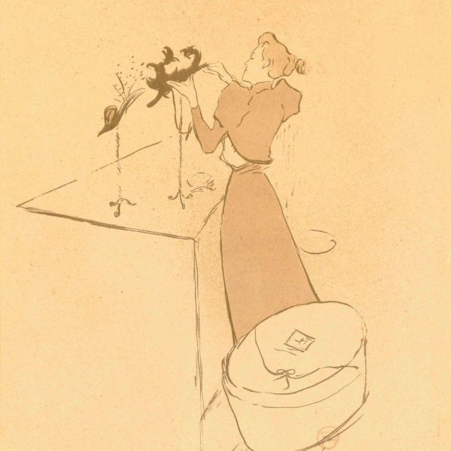 Henri de Toulouse-Lautrec — Модистка Рене Верт