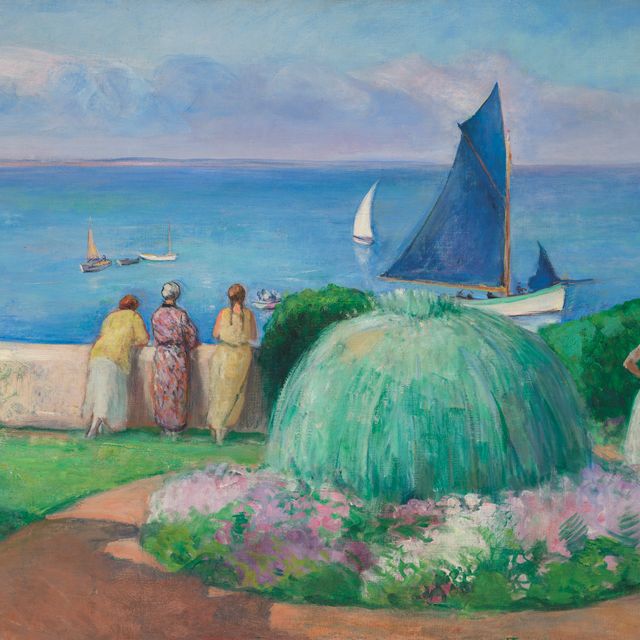 Henri Lebasque — Голубая вуаль, Префайль