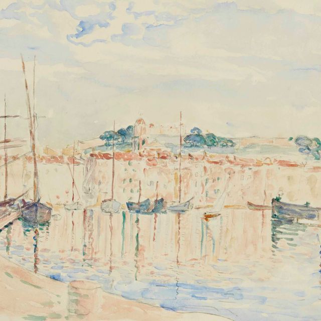 Henri Lebasque — Порт-де-Сен-Тропе