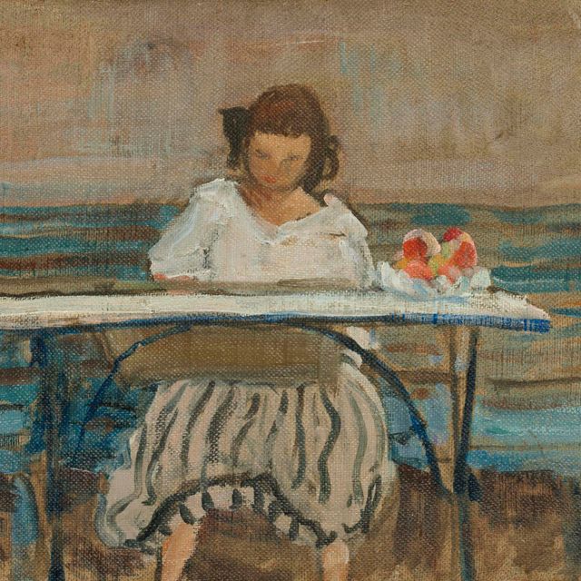 Henri Lebasque — Молодой десерт в саду
