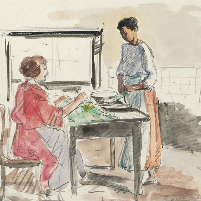 Henri Lebasque — Подготовка к ремонту