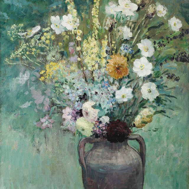 Henri Lebasque — Ваза с цветами