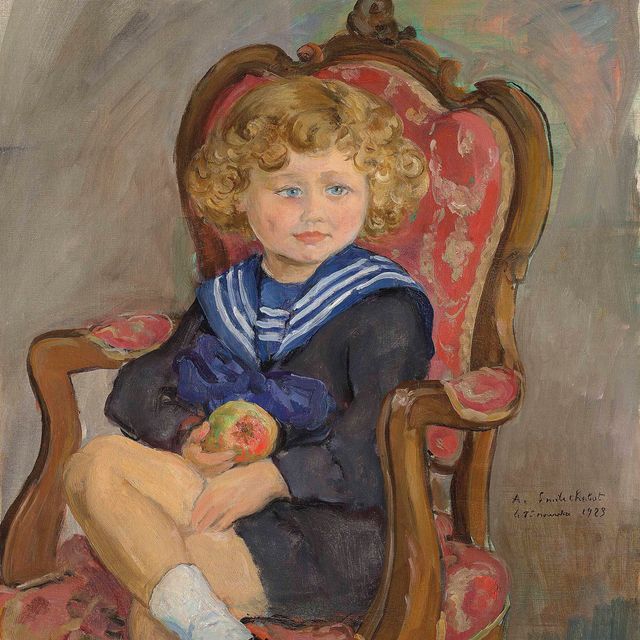 Henri Lebasque — Портрет Эмиля Шабо в детстве