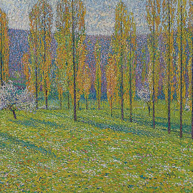 Henri Martin — Люди печатают на земле, на самом верху