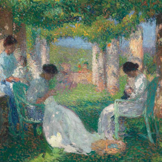 Henri Martin — Большая беседка от кутюр (образующая треугольник на юго-востоке парка Маркуэйроль)