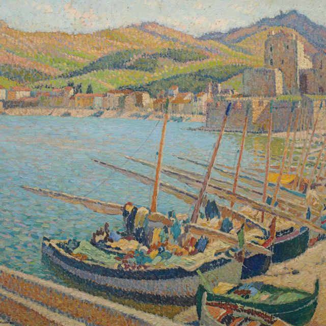 Henri Martin — Барки с Коллиуром