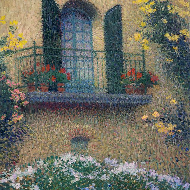 Henri Martin — Балкон в Жоресе