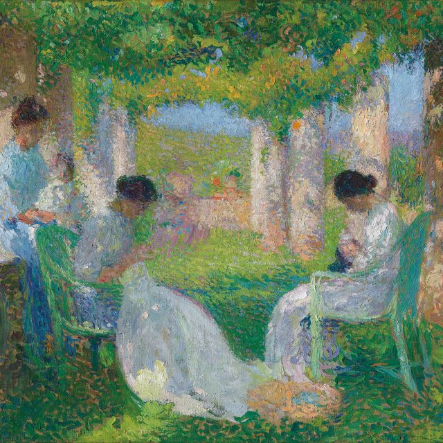 Henri Martin — Большая беседка от кутюр (образующая треугольник на юго-востоке парка Маркуэйроль)